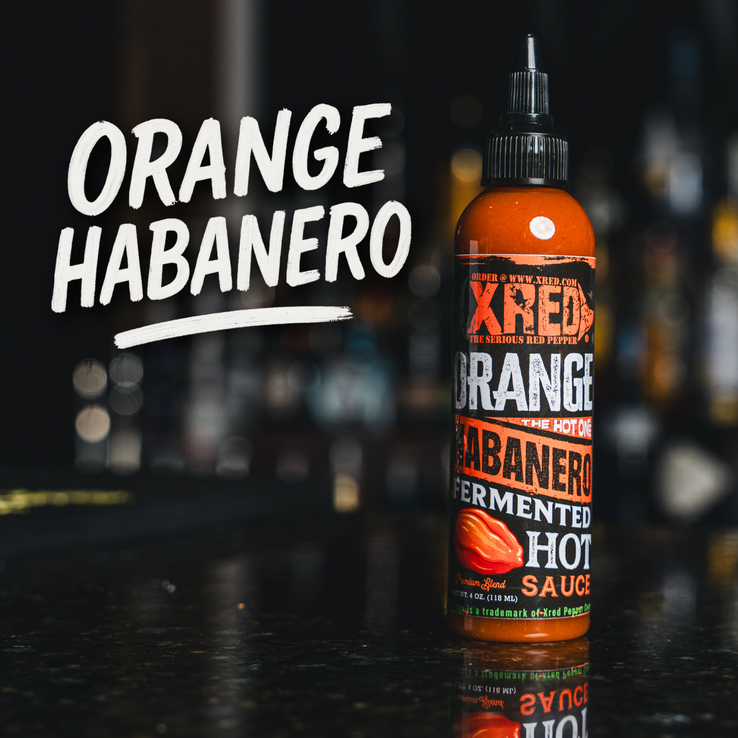 Xred's Orange Habanero Hot Sauce 4.6oz