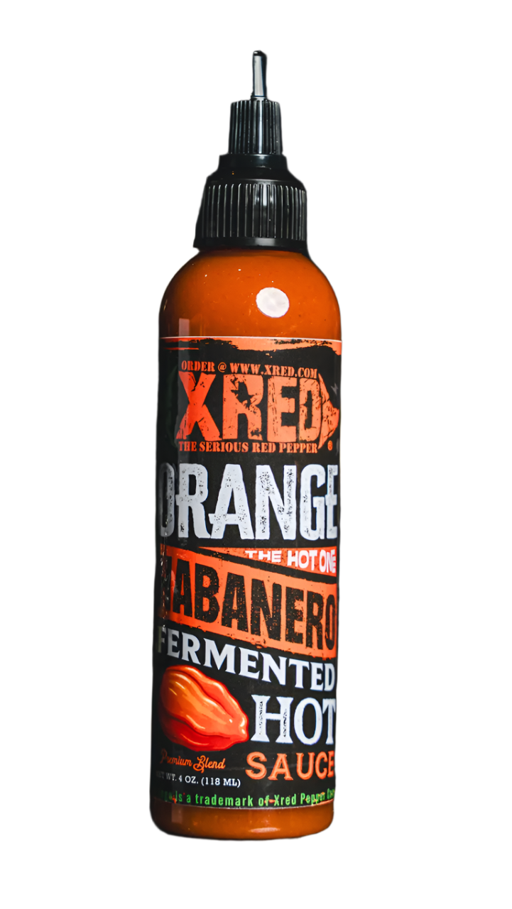 Xred's Orange Habanero Hot Sauce 4.6oz