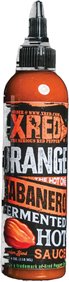 Xred Orange Habanero hot sauce
