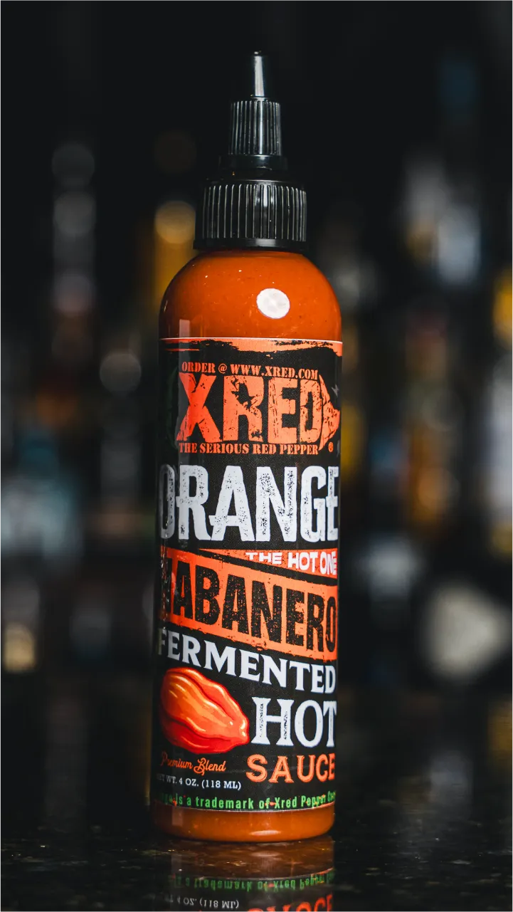 Xred's Orange Habanero Hot Sauce 4.6oz