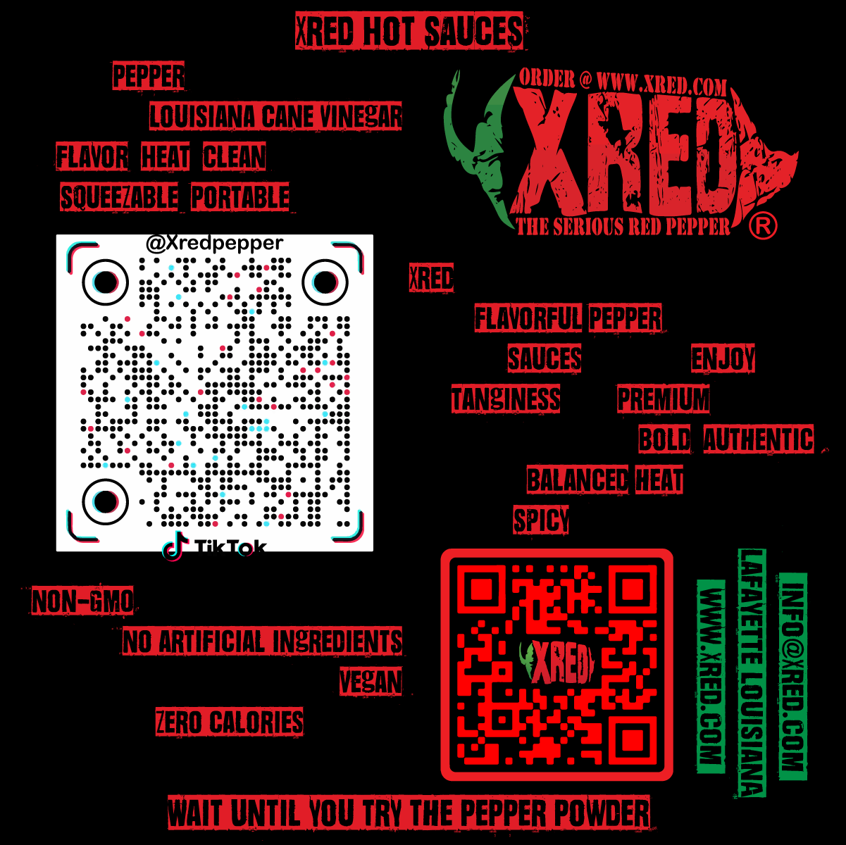 Xred's Orange Habanero Hot Sauce 4.6oz