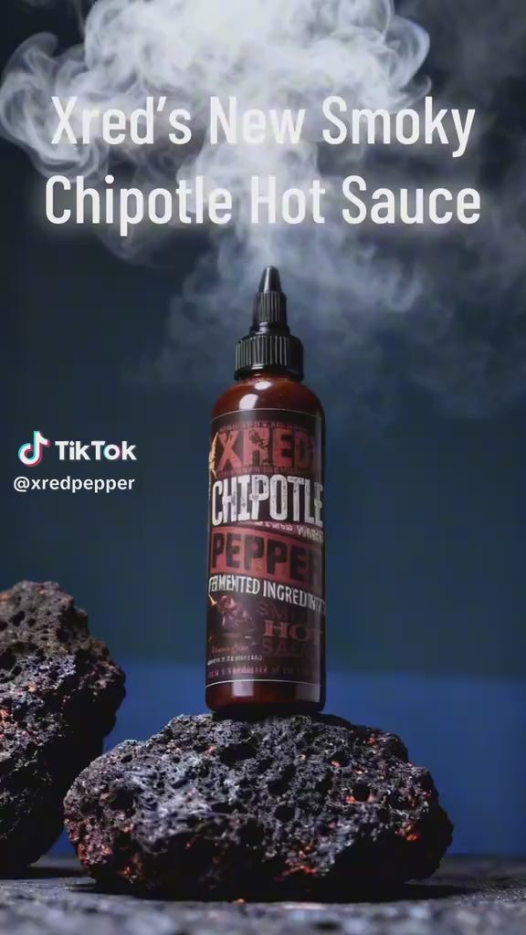 Xred's New Chipotle Smoky Hot Sauce With Cane Vinegar